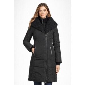 Mackage Brigid Down Coat Knit Collar